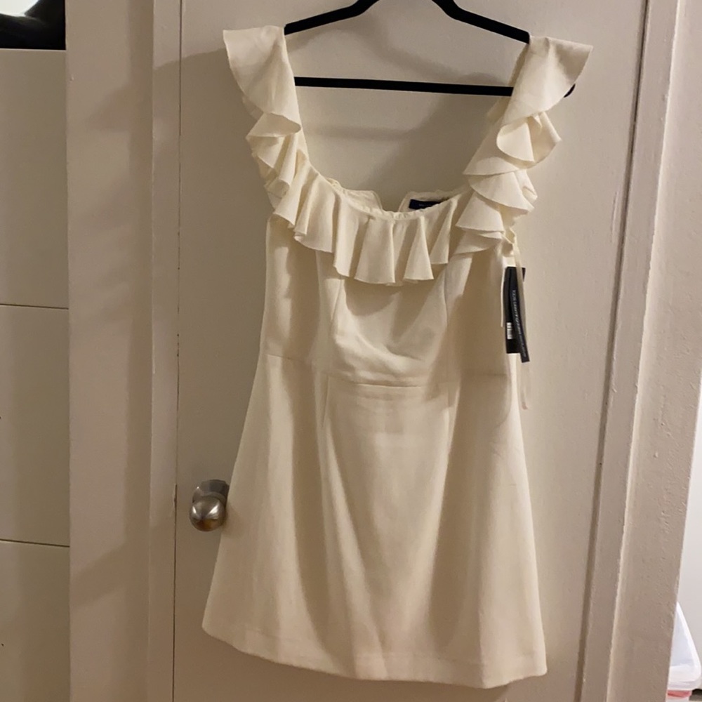 French Connection off the shoulder dress